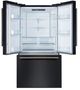 FORNO® Rivello 36 in. 17.5 Cu. Ft. Black French Door Refrigerator-1