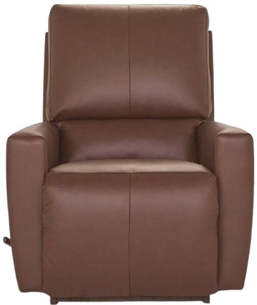 La-Z-Boy® Kells Chestnut Leather Manual Rocking Recliner-1
