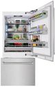 ZLINE 36 in. 19.8 Cu. Ft Satin Stainless Steel Built In Bottom Freezer Refrigerator-3
