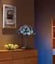 Cal® Lighting & Accessories Tiffany Antique Brass Table Lamp-1