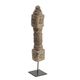 A & B Home Brown Decorative Carved Charpie Leg-1