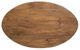 A & B Home Brown Oval Wooden Coffee Table-2