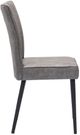 Mazin Furniture Barcelona Black/Gray Side Chair-2