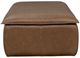 Flexsteel® Crawford Medium Brown Storage Ottoman-3