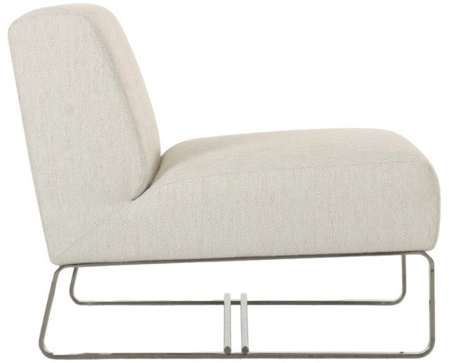 Moe's Home Collection Jules Flecked Beige Aluminum/Polyester Outdoor Accent Chair-2
