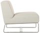 Moe's Home Collection Jules Flecked Beige Aluminum/Polyester Outdoor Accent Chair-2