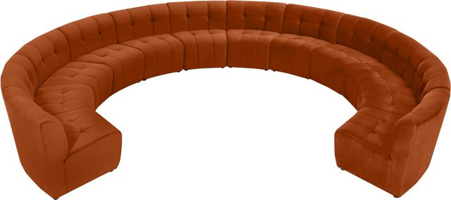 Meridian Furniture Limitless 12-Piece Cognac Modular Sectional-1