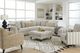 Fusion Furniture Durango Fossil Ebony Cocktail Ottoman-1