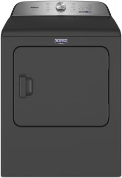 Maytag® Pet Pro System 7.0 Cu. Ft. Volcano Black Front Load Gas Dryer 