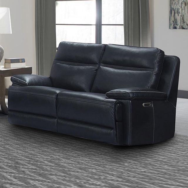 Parker House® Paxton Navy Power Reclining Loveseat-3
