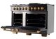 Kucht Professional KEG Series 48" Titanium Stainless Steel Pro Style Natural Gas Range-4