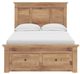 Signature Design by Ashley® Fenderport Tan Youth Full Panel Storage Bed-2