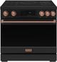 Thor Kitchen® Gordon Ramsay Collection 36" Black Pro Style Induction Range with Tilt Panel Touch Control and Rose Gold Trim-0