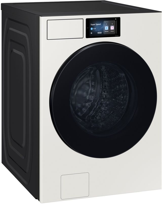 Samsung Bespoke AI 5.3 Cu. Ft. Ivory Front Load Washer with AI Home and AI OptiWash™-3