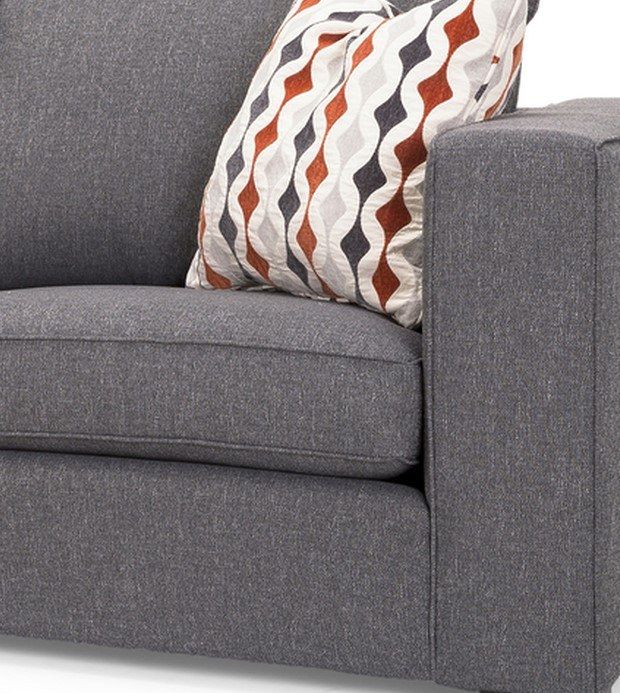 Decor-Rest® Furniture LTD 2900 2-Piece Left-Arm Facing Sectional and Chaise-1