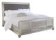 Signature Design by Ashley® Coralayne 3-Piece Silver King Panel Bed Set-1