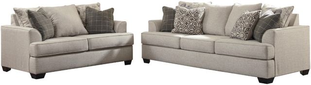 Signature Design by Ashley® Velletri 2-Piece Pewter Living Room Seating Set-0