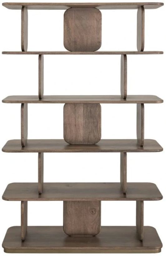 International Furniture Direct Mezquite Natural Bookcase-2