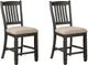 Signature Design by Ashley® Tyler Creek 2-Piece Black/Grayish Brown Bar Stool-0