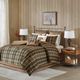 Olliix by Woolrich Multi Hadley Plaid Pieced Oblong Pillow-1