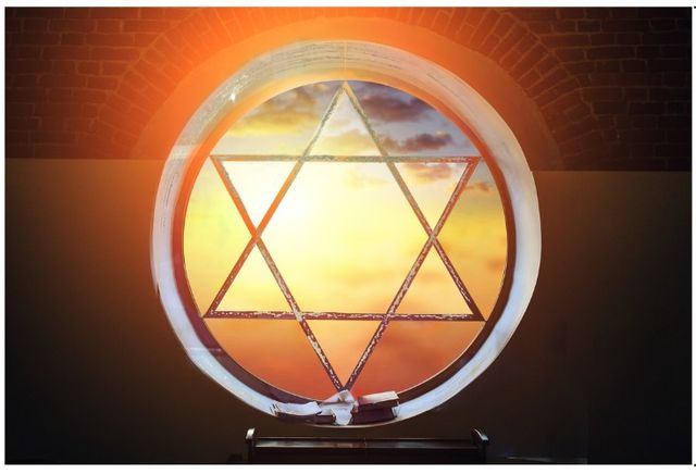 Classy Living Star of David Wall Art-0