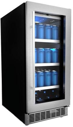 Silhouette® Professional Piedmont 3.1 Cu. Ft. Stainless Steel Beverage Center-2