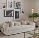 Michael Amini® Savannah Breeze Cashmere Bright Gold Mansion Sofa-1