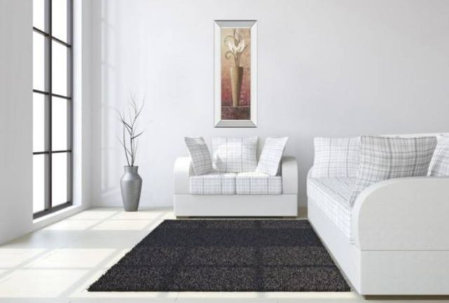 Classy Art Flower In Vase I Mirror Framed Wall Art-3
