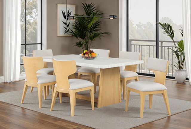 Furniture of America® Caerwys Natural Dining Chair-1