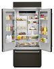 KitchenAid® 37 in. 20.8 Cu. Ft. Black Stainless Steel Built In Counter Depth French Door Refrigerator-2