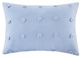 Olliix by Urban Habitat Brooklyn Indigo Blue 14"x"20 Cotton Jacquard Pom Pom Oblong Pillow-0