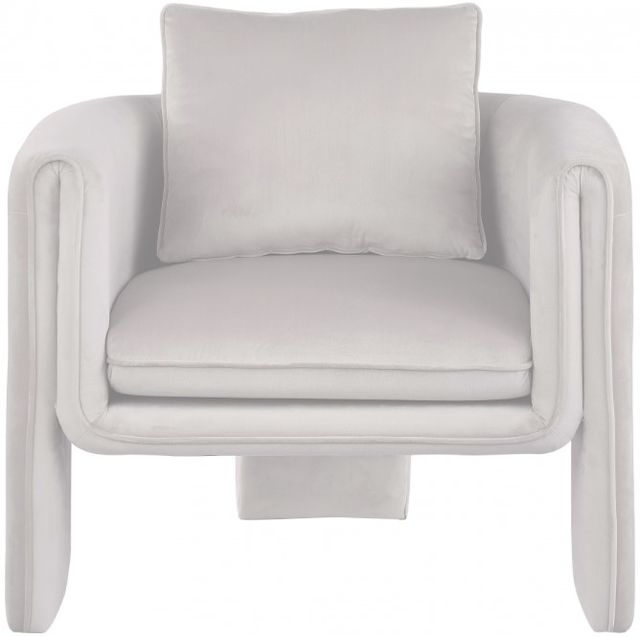 Meridian Furniture Sloan Cream Accent Chair-1