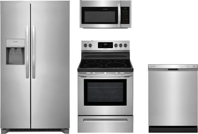 Frigidaire® 4 Piece Kitchen Package-Stainless Steel-0