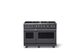 Viking® 5 Series 48" Cast Black Pro Style Gas (LP) Range with Polished Chrome Trim-0