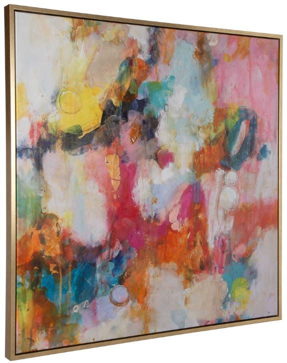Uttermost® Allison Ford A Colorful Mindset Framed Canvas-3