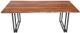 Porter International Designs Manzanita Harvest 82" Dining Table with Double U Base-1