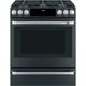 Café™ 30" Matte Black Slide In Gas Range-0