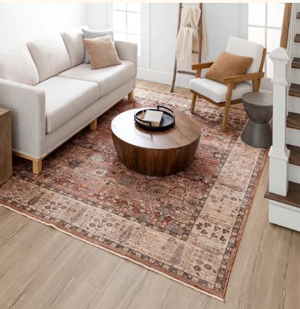 Karastan Echo Grasole Denim 8 x 10 Area Rug
