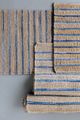 A & B Home Blue/Brown 2.5'x4' Rug with Shuttle Weave Durrie-5