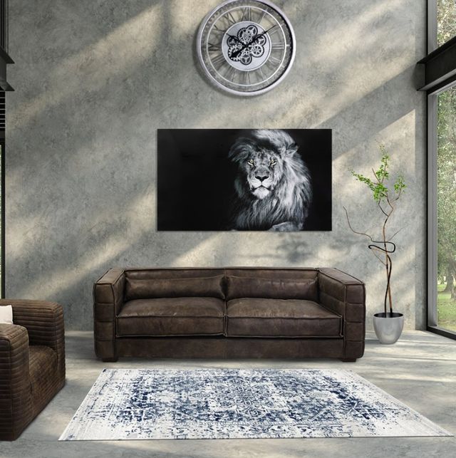 YHD Trevor Whiskey Brown Sofa-1