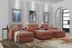 Drew & Jonathan Home ModularOne New Horizon 6-Piece Copper Modular Chaise Sectional-1