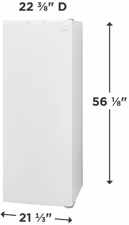 Frigidaire® 7 Cu. Ft. White Upright Freezer-2