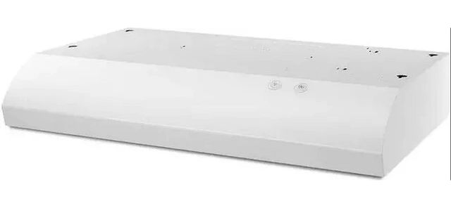 Whirlpool® 30" White Wall Mounted Range Hood with FIT System-2