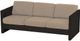 Crate Designs™ Furniture Espresso Sofa-0