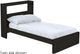Crate Designs™ Furniture Espresso Twin Youth Bookcase Bed-0