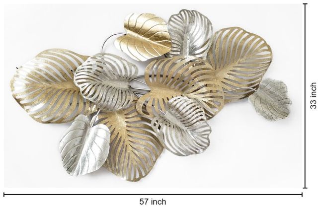 Classy Living Classy Leaf Wall Decor-2