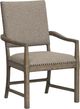 Magnussen Home® Claremont Smokey Taupe Dining Arm Chair with Upholstered Seat and Back-0