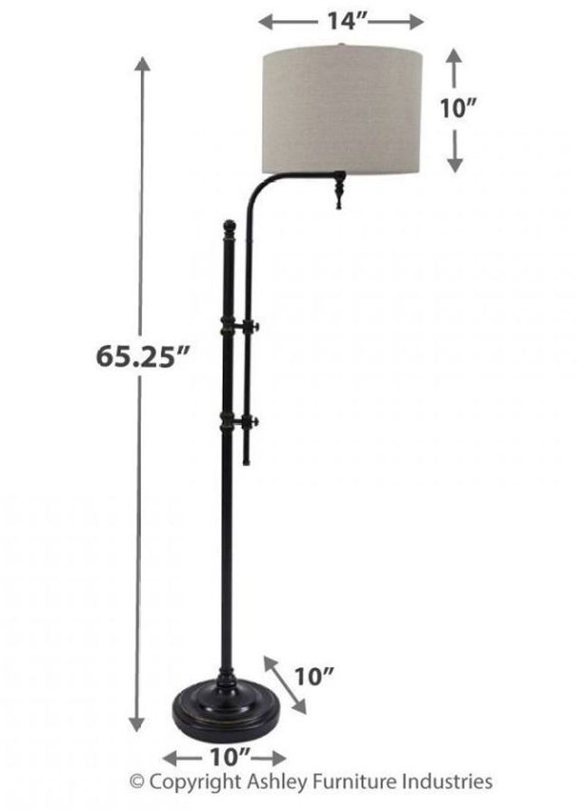 Signature Design by Ashley® Anemoon Black Floor Lamp-1