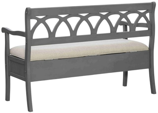Powell® Winslett Beige/Gray Storage Bench-3