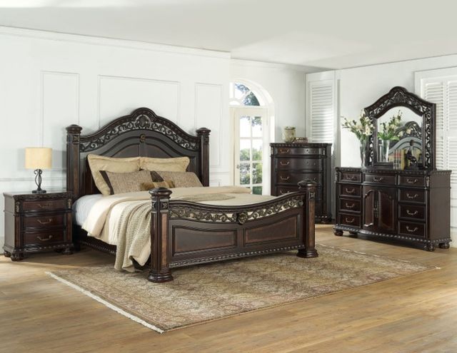 Steve Silver Co. Monte Carlo Lustrous Cocoa Nightstand-1